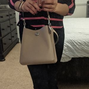 Coach Charlie Leather Bucket Bag